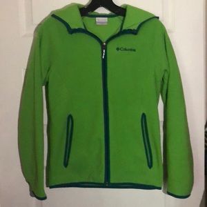 Columbia Boys Fleece Zip-up Jacket With Hoodie